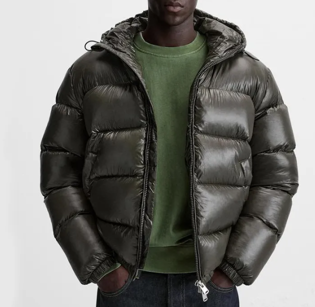 Hooded Down Short Coat