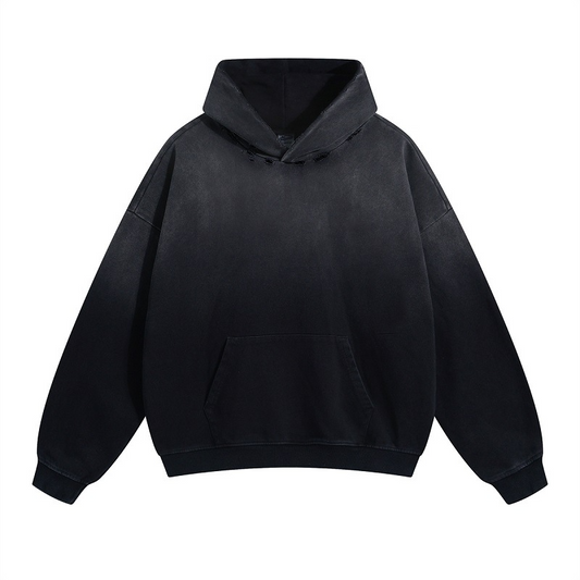 Spray-Dyed Oversized Hoodie