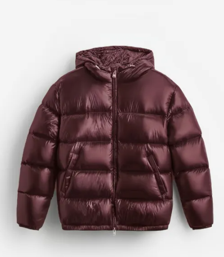 Hooded Down Short Coat